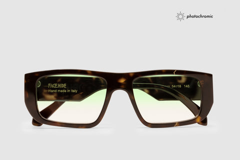 Broken Vision Havana - Green Gradient Photochromic