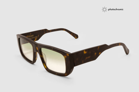 Broken Vision Havana - Green Gradient Photochromic
