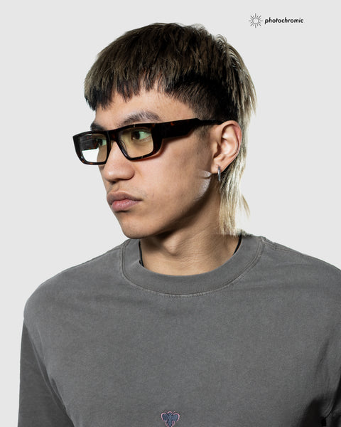 Broken Vision Havana - Green Gradient Photochromic