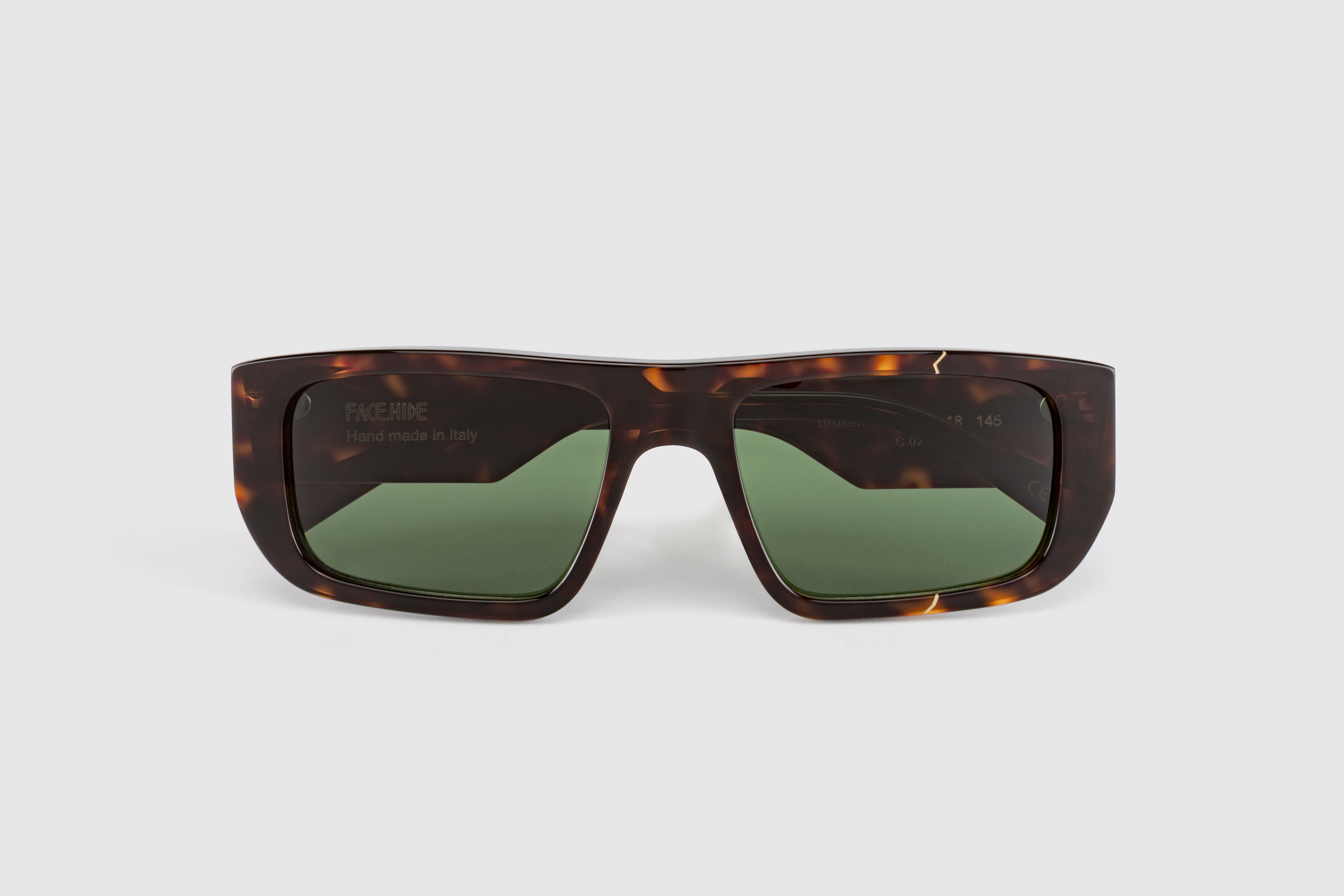 サングラス FACE.HIDE SS25 SUNGLASSES (BROKEN VISION HAVANA) Broken Vision Havana - Face.hide®