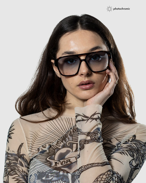 Doppioponte Havana - Blue Gradient Photochromic