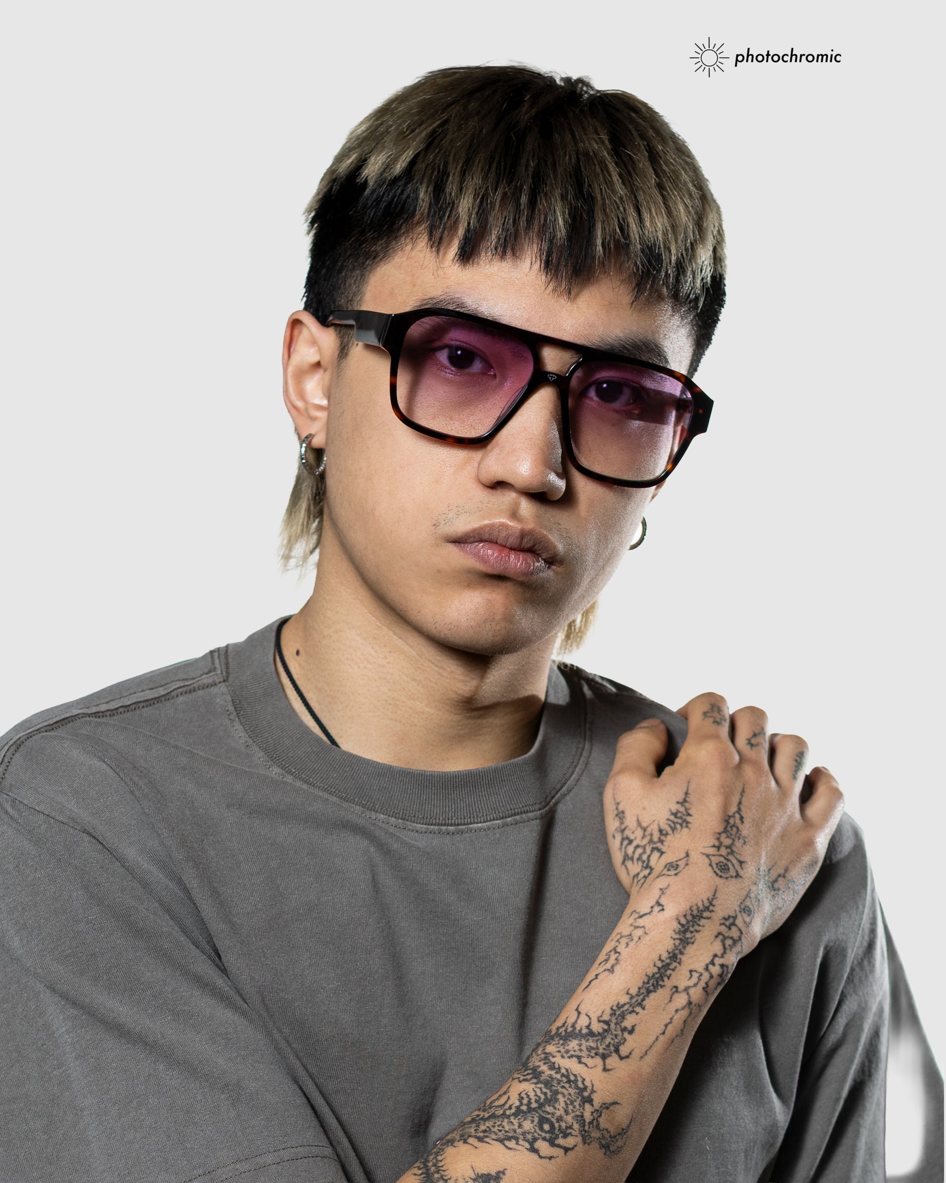 Doppioponte Havana - Violet Gradient Photochromic