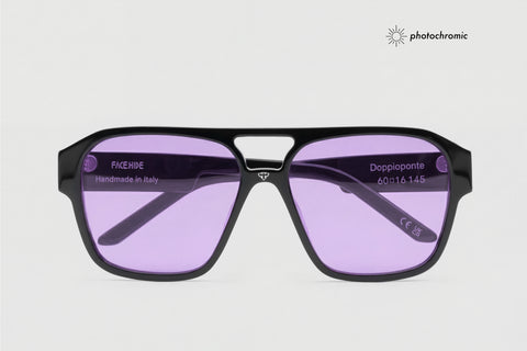 Doppioponte Black - Purple Photochromic