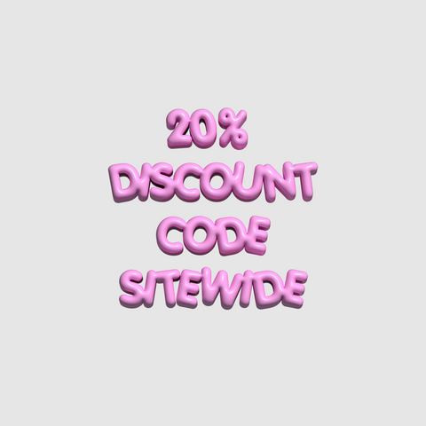 Secret 20% discount code